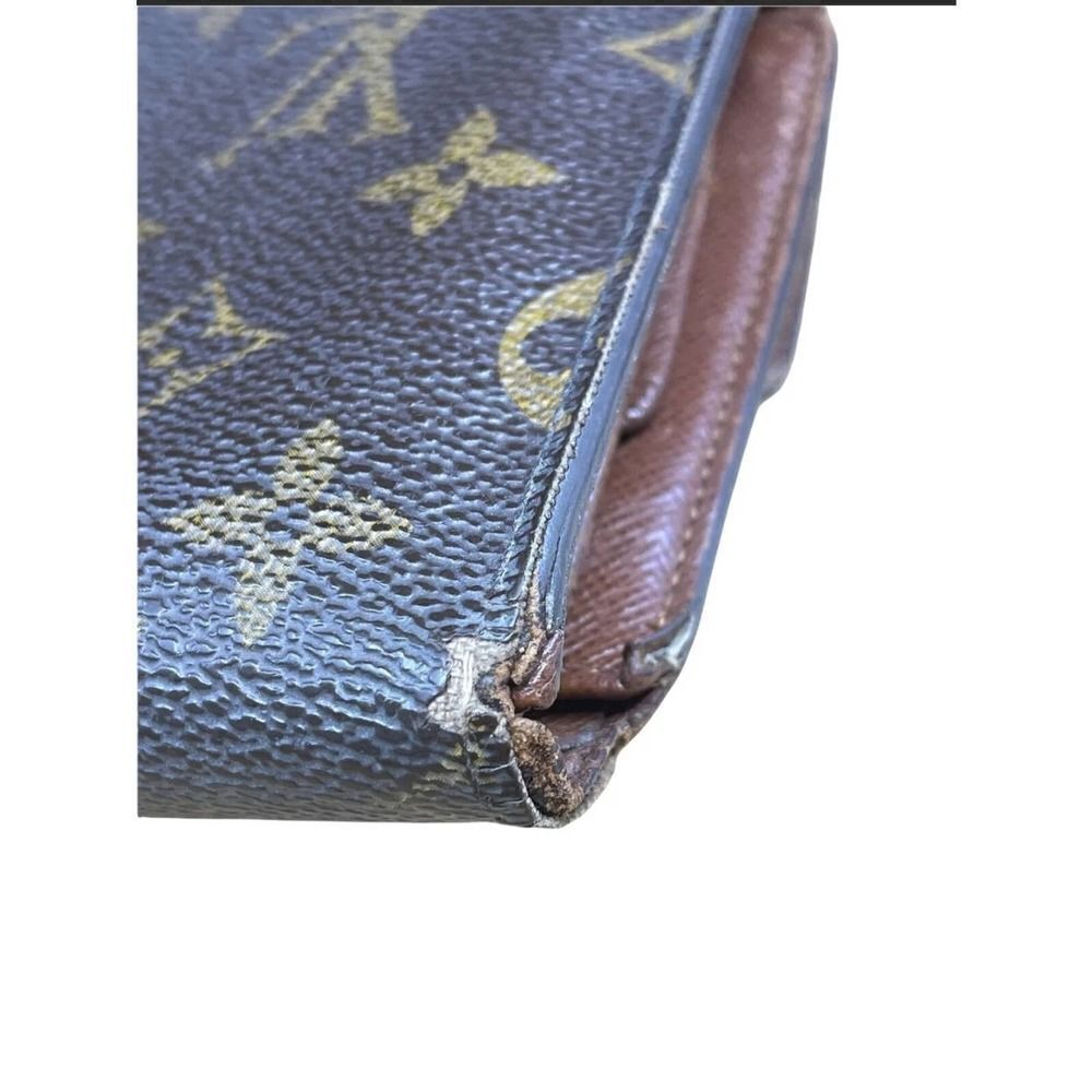 LOUIS VUITTON Monogram Canvas Leather Etui Papiers Trifold Wallet . SP1001 - Picture 9 of 10